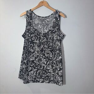 Lane Bryant Dressy Tank Paisley Plus Size 14/16